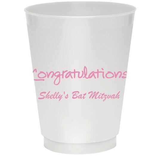 Studio Congratulations Colored Shatterproof Cups